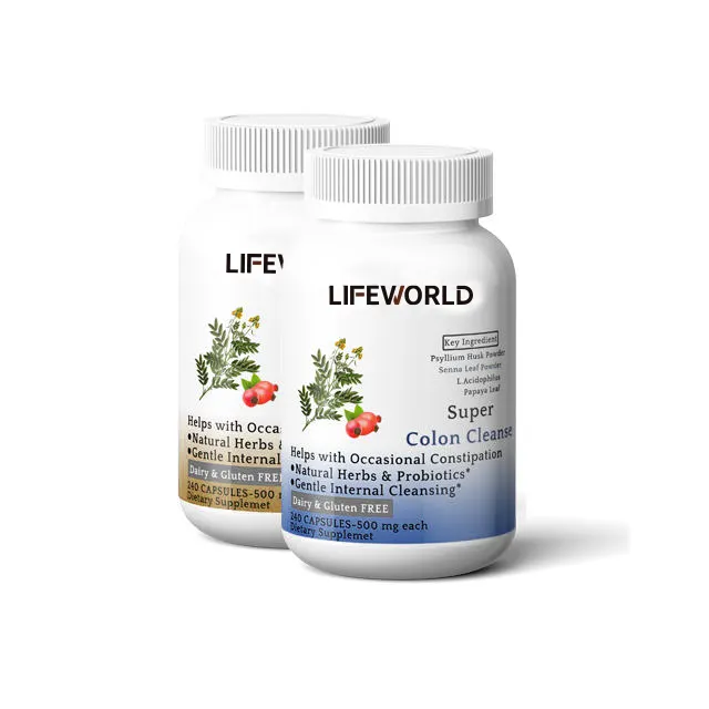 Lifeworld detox गोलियाँ आहार की खुराक हर्बल निकालने प्रोबायोटिक्स स्लिमिंग कैप्सूल वजन घटाने के लिए