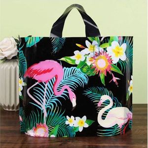 Wholesale Translucent PE <b>Plastic</b> Retail Bags with Screen Printing Recyclable Custom Colors & Logo for Shoes & Clothing Packaging - Product Image 2