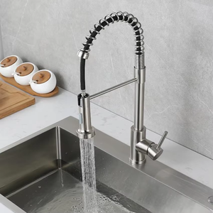 Filigrane de robinet de cuisine de luxe moderne <span class=keywords><strong>Double</strong></span> <span class=keywords><strong>sortie</strong></span> d'<span class=keywords><strong>eau</strong></span> avec noyau de valve en céramique Style classique - Product Image 3