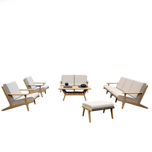 Meubles <span class=keywords><strong>de</strong></span> patio <span class=keywords><strong>de</strong></span> <span class=keywords><strong>jardin</strong></span> en bois massif, rotin, rotin, teck, tapisserie d'ameublement, canapé, ensemble <span class=keywords><strong>de</strong></span> canapés pour hôtels, parcs et extérieurs - Product Image 1