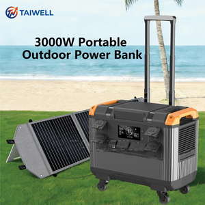 สถานีไฟฟ้าพกพา 3000W โซลาร์เจเนอเรเตอร์ LiFePO4 สำหรับตั้งแคมป์กลางแจ้ง เครื่องกำเนิดไฟฟ้าพลังงานแสงอาทิตย์แบบเคลื่อนที่ - Product Image 1