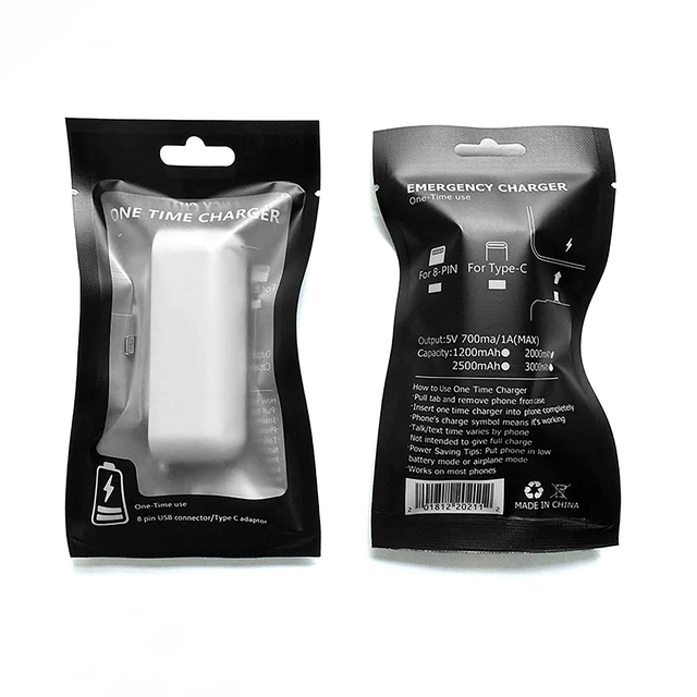 2026 Disposable Mini Power Bank One-time Use 1200mAh Fast Charging Outdoor Use Easy Carry ABS Material CE Certified Phone