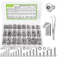 Kit d'assortiment de vis à tête fraisée Phillips 1110 pièces, acier inoxydable 304, jeu de vis à tête fraisée