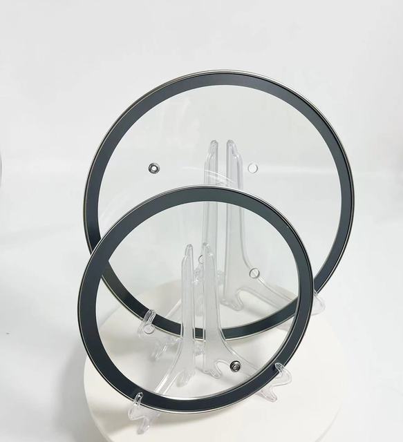 Factory  Sale Glass Cover Round Tempered Glass Cover Customized Cookware Lid