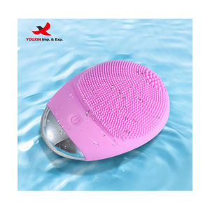 Brosse nettoyante faciale électrique mini rechargeable étanche en silicone pour nettoyage en profondeur, vente en gros à bas prix, approvisionnement mixte, OEM - Product Image 5