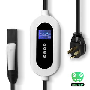 เครื่องชาร์จรถยนต์ไฟฟ้าแบบพกพา 7kW 32A รุ่นใหม่ ชาร์จเร็ว สำหรับ <span class=keywords><strong>Model</strong></span> <span class=keywords><strong>3</strong></span> Y S X ระดับ 2 สถานีชาร์จ AC มาตรฐาน IP66 ปลั๊ก NEMA 14-50 ควบคุมผ่านแอป - Product Image 3