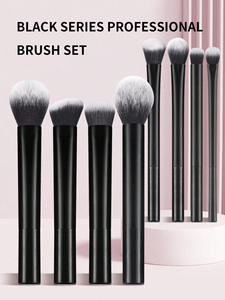 Nouveau modèle 2026 – Ensemble de 15 pinceaux de maquillage vegan de luxe, doux et haut de gamme, personnalisables sans marque, pour le visage, les yeux et les lèvres, avec pochette en PU - Product Image 4