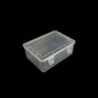 Petite boîte en plastique transparente stockage de perles boîte vide organisateur pour perles artisanat bijoux Crayon