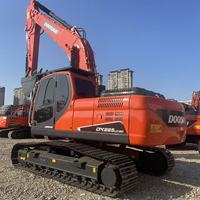 Excavatrice Doosan d'occasion de 22 tonnes, modèle Doosan DX225, matériel de construction d'occasion d'origine à bas prix