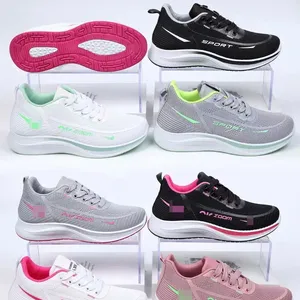 2024 Logo baru kustom gaya Huarache wanita, sepatu olahraga lari ukuran besar untuk wanita