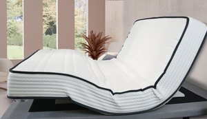 <span class=keywords><strong>Base</strong></span> Letto Elettrica Intelligente Stile Moderno con Massaggio e <span class=keywords><strong>Materasso</strong></span> Regolabile in Memory Foam ad Alto Rimbalzo e Schiuma Acustica - Product Image 3