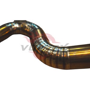 Escape trasero con válvulas Vortex Burnt Gold Titanium para Audi RS3 2.5T EA855 de cinco cilindros Hot Hatch - Product Image 4