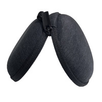 Sac de rangement portable et durable en PU pour accessoires numériques 3C, écouteurs et câbles de charge sans fil, 10x10x4.5cm - Vente chaude