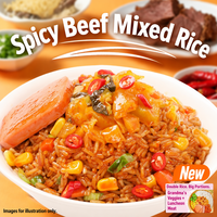 Instant Shiitake Mushroom Beef Rice Cup Luncheon Meat Quick Ready 8-Minute Boiling Water Double Rice Suke Manufacturer 6 Months