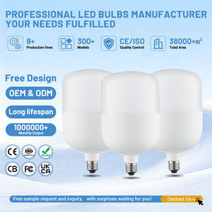 A19 LED <b>Bulb</b> E27 Base 5000K Daylight SMD Plastic 85LM/W 100000H Lifespan AC CE Certified Warehouse Use - Product Image 1