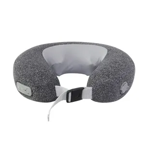 Office Use Relax Electric Neck Therapy Inflatable Massage Pillow Cushion U Shape Back Neck Shoulder Massager Protector