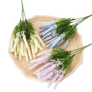 YIWAN Cereali Artificiale erba di Primavera Miglio Bouquet Secchi Gioiello Della Coda del Cane Conserve di Artificiale foglie di fiori per la Casa di Nozze