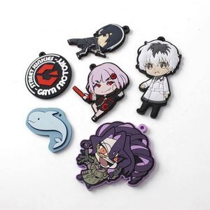 Custom 2D Soft Pvc Keychain Logo Silicon Keychains Silicone Keyring Rubber Personalized 3D Customized <b>KEY</b> CHAIN - Product Image 6