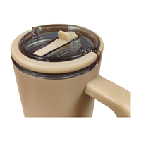 Vente en gros matériau tritan plastique transparent réutilisable anti-fuite paille couvre 40 oz gobelet flip paille couvercle remplacement