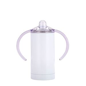 Gobelet isotherme à double paroi en acier inoxydable de 12 oz avec poignées pour bébé - Performance thermique de 6 à 12 heures - Utilisation à froid et à chaud - Product Image 4