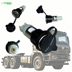 Nouvelle prise de courant 24V en métal <span class=keywords><strong>pour</strong></span> <span class=keywords><strong>camion</strong></span> lourd HOWO TH7, accessoires d'origine <span class=keywords><strong>pour</strong></span> allume-cigare de conversion Shandeka G7H - Product Image 1