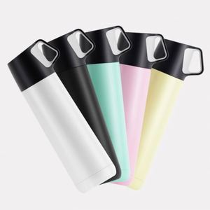 304 Stainless <b>Steel</b> Insulated Cup - Portable Sports Water <b>Bottle</b> with Double Lids - Coffee Cup and Tea Cup - Product Image 1