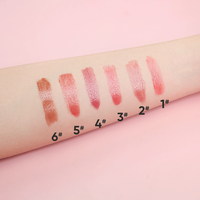 Lipstik lembut tahan lama, Perona bibir dengan jeli penghidrasi, Pelembab, warna tipis berkilau, riasan kecantikan