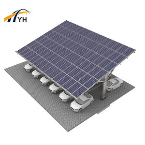 Abri de voiture solaire OEM et ODM pour <span class=keywords><strong>2</strong></span> <span class=keywords><strong>voitures</strong></span> Abri de voiture avec panneau solaire Abri de voiture solaire complet Structure de panneau solaire Abri de voiture solaire - Product Image 1