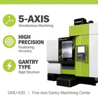 Centre d'usinage vertical CNC 5 axes GMU630 haute précision pour pièces métalliques