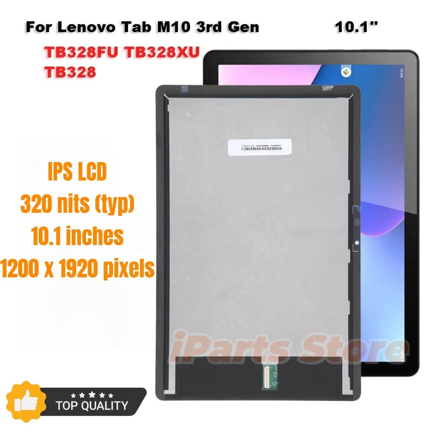 Iparts Replacement for Lenovo Tab M10 3rd Gen LCD Touch Screen