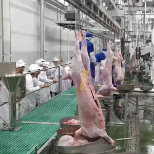 코셔 턴키 솔루션 프로젝트 염소 도살장 장비 용 양 도살장 라인 쇠고기 돼지 고기 가공 기계