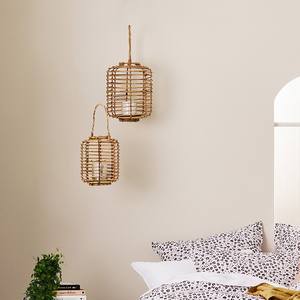 Último Simple moderno respetuoso con el medio ambiente hecho a mano ratán vela soporte linterna para Hotel decoración de Navidad - Product Image 3