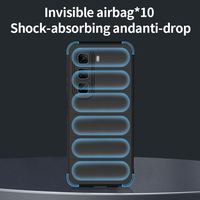 Étui en silicone TPU épais antichoc avec airbag pour Infinix HOT 40 Pro/HOT 40 Note 30 PRO SPARK 20 Vente en gros Housse de téléphone anti-rayures