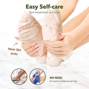 Foglio di maschera per Peeling piede lucido e morbido Premium per la pelle del bambino liscia e umida esfoliante buccia calli efficaci sulla pelle secca - Product Image 4