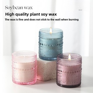 Bougie gaufrée en cire de soja de haute qualité, parfumée, pour festivals, anniversaires, souvenirs et ornements d'ambiance - Product Image 3