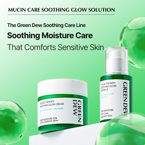 Crema Facial Calmante y Luminosa Elensilia Green Dew SnailMucin Therapy, Hidratación Profunda, Piel Radiante para Mujeres - Product Image 3