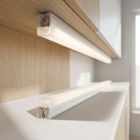 Cache-luminaire LED en plastique, diffuseur de lumière pour éclairage de vitrine