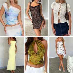 Fabrieksopruiming Lage Prijs Gemengde Verpakkingen Voorraad Kleding Tweedehands Dameskleding Merken Willekeurig Verzonden - Product Image 5