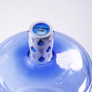 Botella de envoltura de etiqueta de manga termorretráctil de PVC para sellado de tapa de agua de <span class=keywords><strong>5</strong></span> galones - Product Image 2