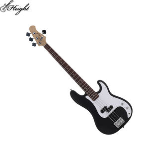 Petit lot de guitare électrique basse 4 cordes PB personnalisée série de hauteur noire mate - Product Image 6