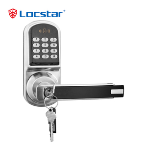 Cerradura <span class=keywords><strong>de</strong></span> Puerta Multifuncional sin Llave Locstar con <span class=keywords><strong>Contraseña</strong></span> y Manija Reversible - Product Image 1
