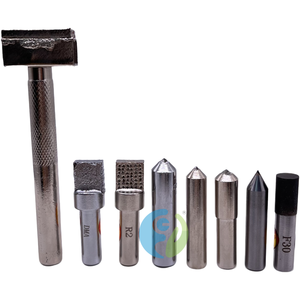 Dresser personnalisé <span class=keywords><strong>meule</strong></span> taille multiple particule unique triangulaire pointu poignée carrée commode à main diamant - Product Image 1