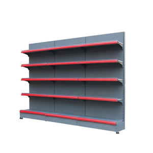 Étagère de supermarché en métal noire personnalisable Gui Chang pour magasin d'alimentation, présentoir de vente au détail, <span class=keywords><strong>rayonnage</strong></span> en acier - Product Image 1