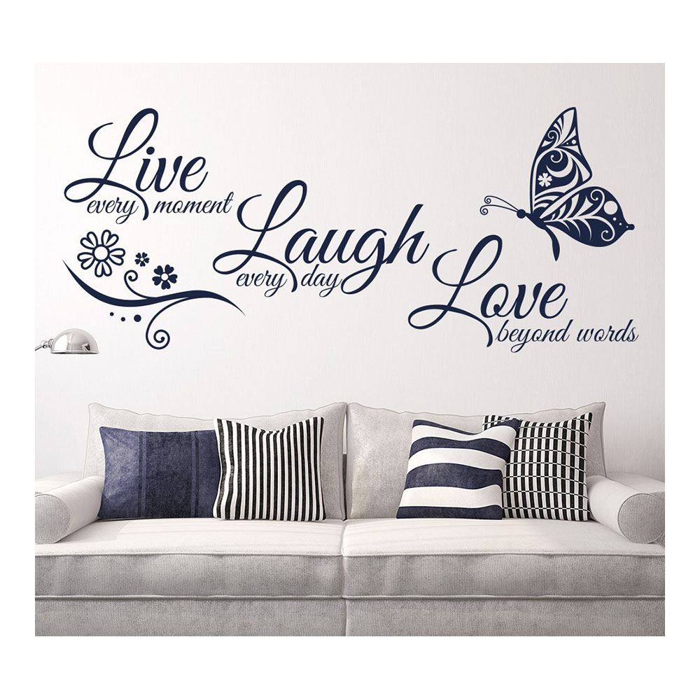 Offre Spéciale Décoration Murale citations D'autocollant Amovible Vinyle Autocollant Décoration Moderne Stickers Stickers Muraux Pour chambre