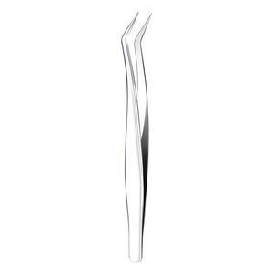 <span class=keywords><strong>Pince</strong></span> <span class=keywords><strong>à</strong></span> épiler pour faux cils en acier inoxydable de haute précision, outils professionnels de greffe, ensemble complet, plume dorée, débutant en pose de cils - Product Image 6