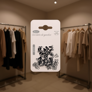 Ilan Ganci a Chiusura a Scatto 5mm 20 Pezzi per Appendiabiti - Product Image 2