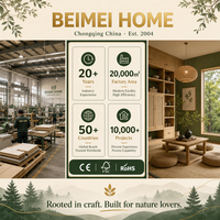 Ensemble de chambre enfant personnalisé en tatami naturel, armoire en chêne, bureau en rotin |   Style Forêt Biophilique |   Usine écologique OEM