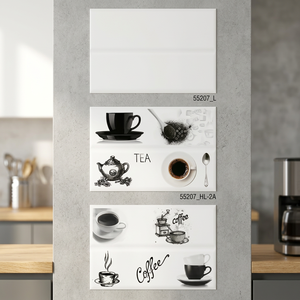 Azulejos de pared de cocina de cerámica moderna 300x450mm Azulejos de pared interior esmaltados digitales brillantes para baño y salón al por mayor - Product Image 1