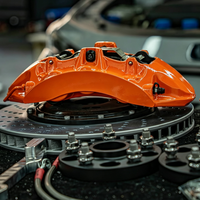 Acceptons les commandes personnalisées pour différents types de kits de frein à étrier, étriers V6 avec disques en fer de 355/380 mm pour BMW F15 E36 E46 E39 E92 M3