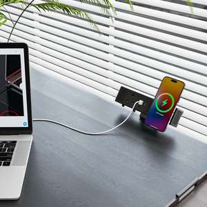 OMNI Ergonômico Office Desk <span class=keywords><strong>Power</strong></span> Solution Desk Clamp <span class=keywords><strong>Power</strong></span> Strip 15A Sistema Modular com USB-C Surge Protector para Escritório - Product Image 3